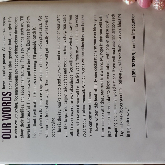 Joel Osteen Book - I Declare, 31 Promises to Speak Over Your Life - Picture 9 of 11